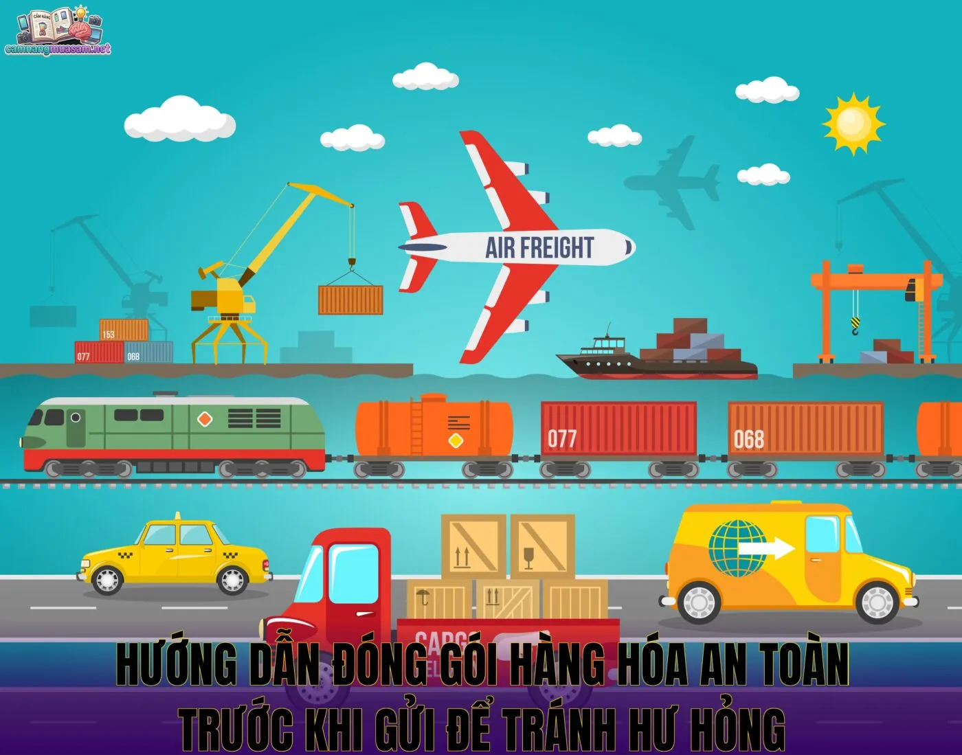 Hướng dẫn đóng gói hàng hóa an toàn trước khi gửi để tránh hư hỏng