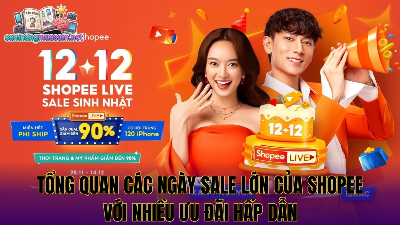 Tổng quan các ngày sale lớn của Shopee với nhiều ưu đãi hấp dẫn