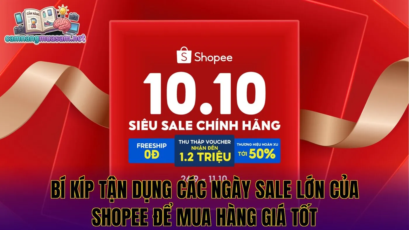 Bí kíp tận dụng các ngày sale lớn của Shopee để mua hàng giá tốt