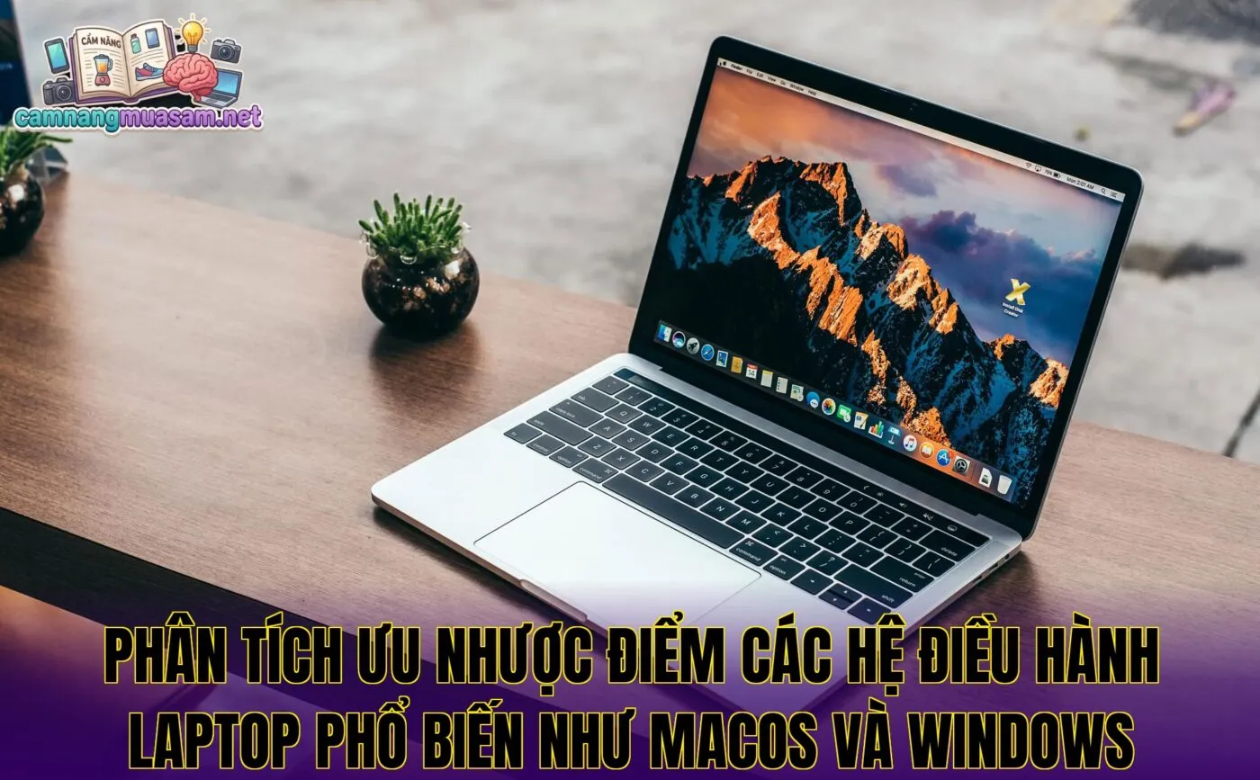 Phân tích ưu nhược điểm các hệ điều hành laptop phổ biến như macOS và Windows