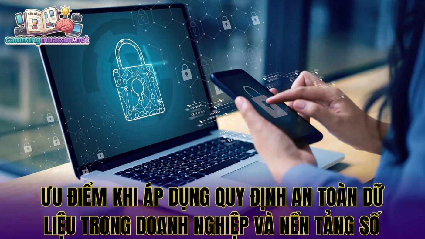 Ưu điểm khi áp dụng quy định an toàn dữ liệu trong doanh nghiệp và nền tảng số