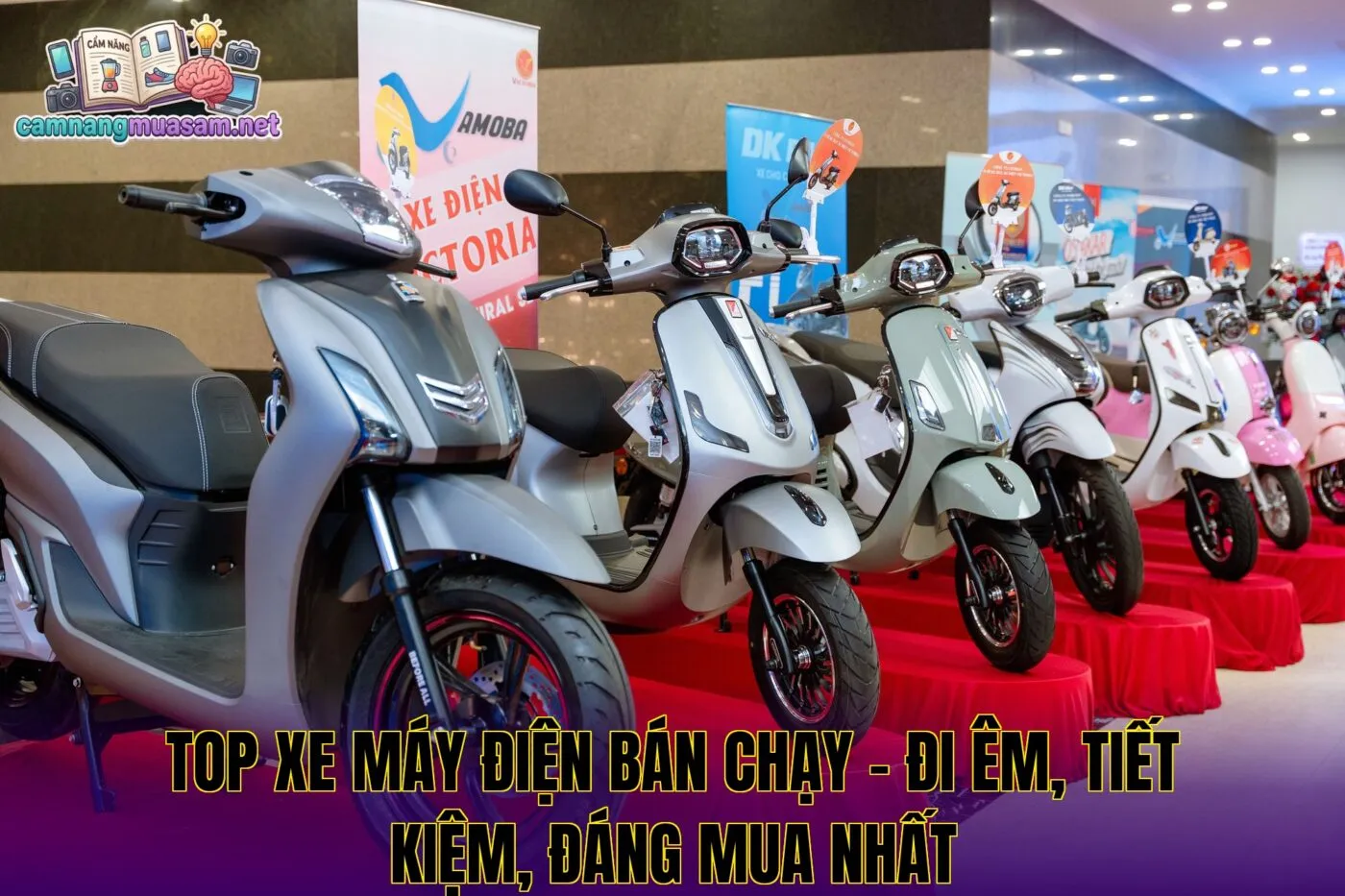 Top xe máy điện bán chạy – đi êm, tiết kiệm, đáng mua nhất