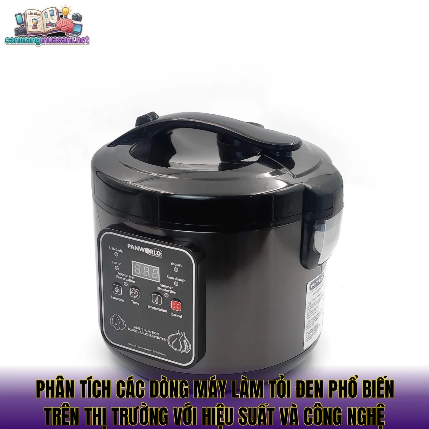 Phân tích các dòng máy làm tỏi đen phổ biến trên thị trường với hiệu suất và công nghệ