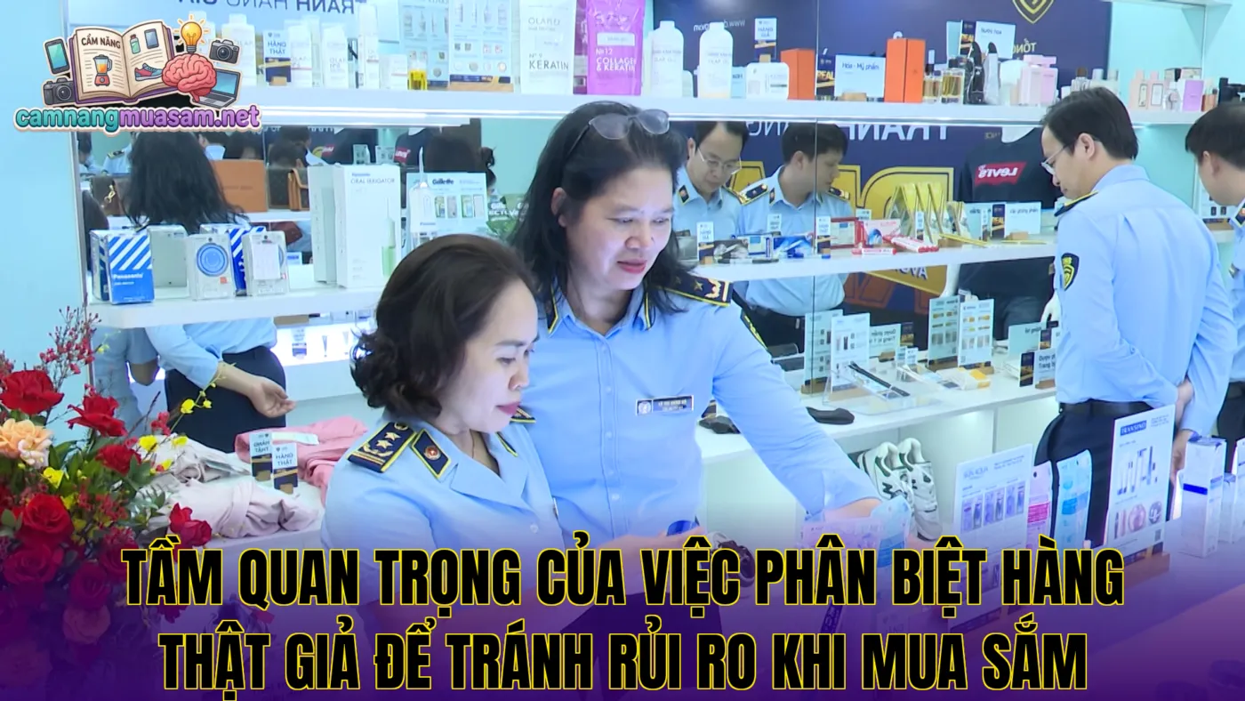 Tầm quan trọng của việc phân biệt hàng thật giả để tránh rủi ro khi mua sắm