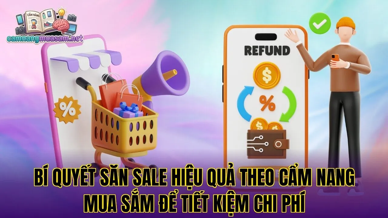 Bí quyết săn sale hiệu quả theo cẩm nang mua sắm để tiết kiệm chi phí