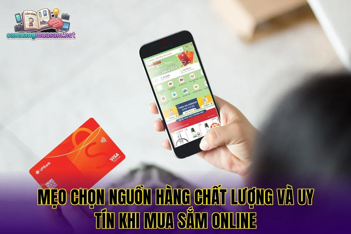 Mẹo chọn nguồn hàng chất lượng và uy tín khi mua sắm online