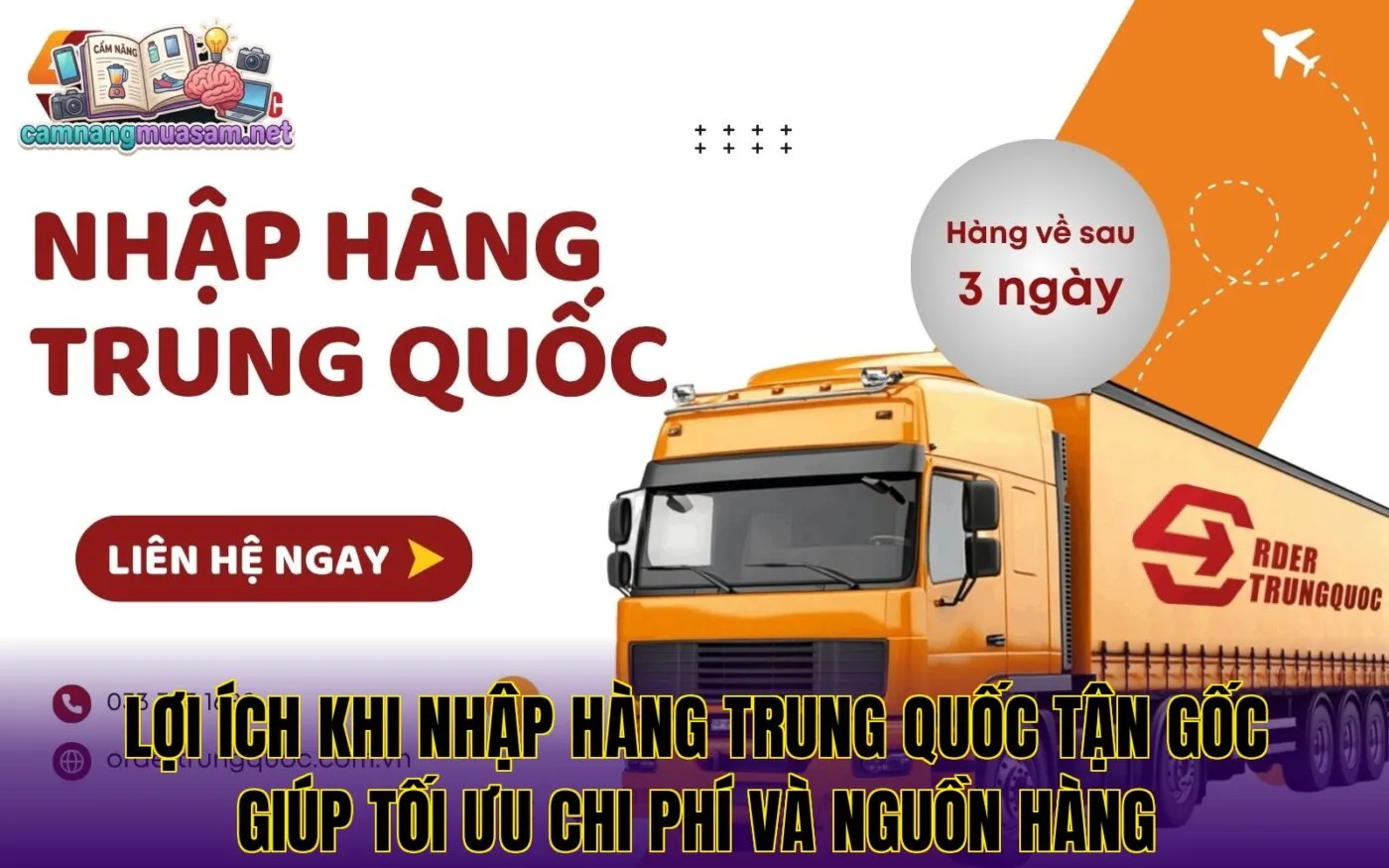 Lợi ích khi nhập hàng Trung Quốc tận gốc giúp tối ưu chi phí và nguồn hàng