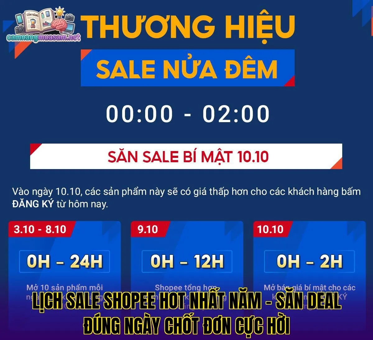 Lịch sale Shopee hot nhất năm – săn deal đúng ngày chốt đơn cực hời