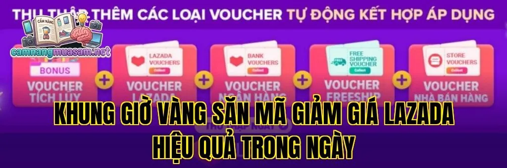Khung giờ vàng săn mã giảm giá Lazada hiệu quả trong ngày