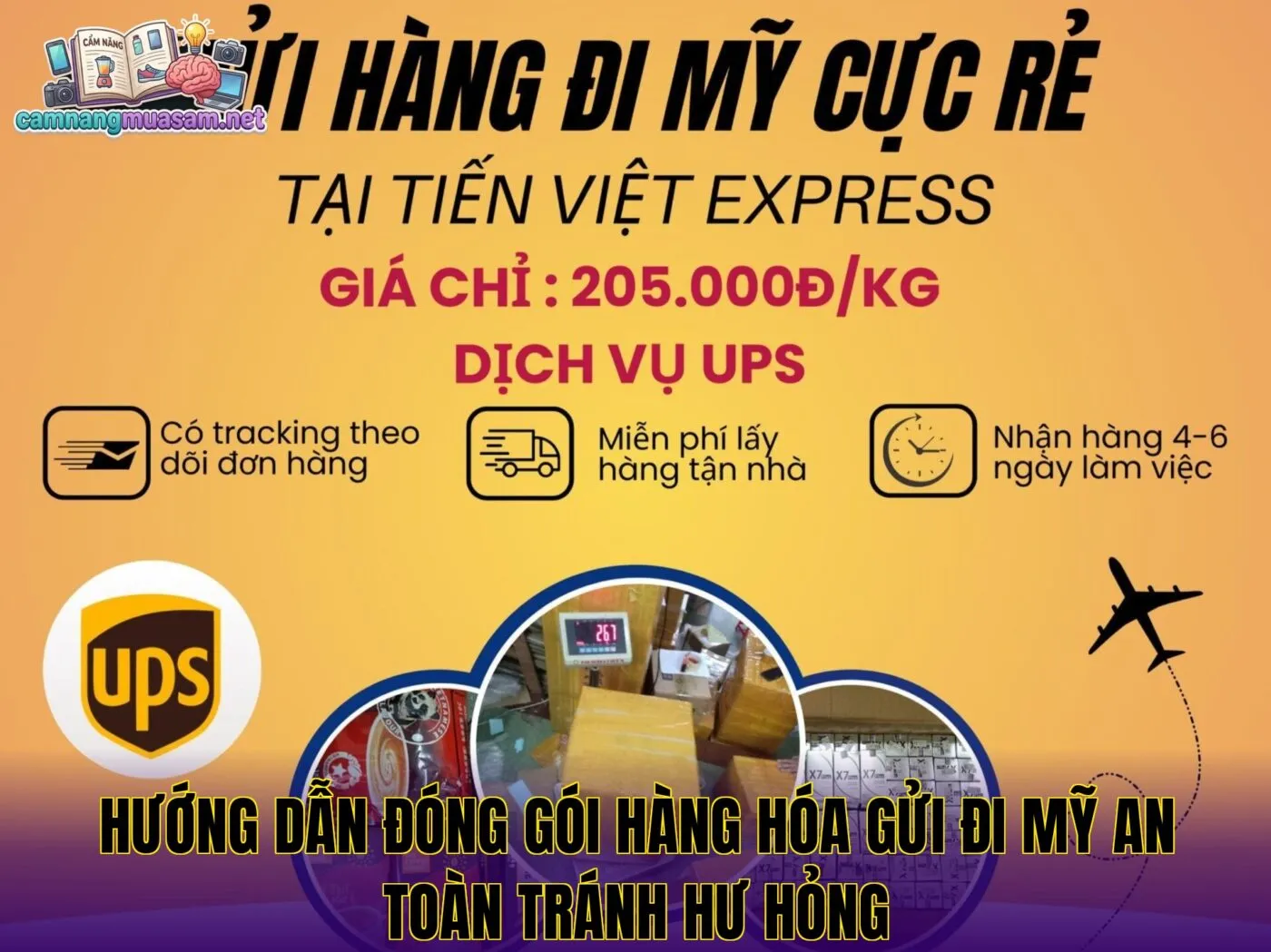 Hướng dẫn đóng gói hàng hóa gửi đi Mỹ an toàn tránh hư hỏng