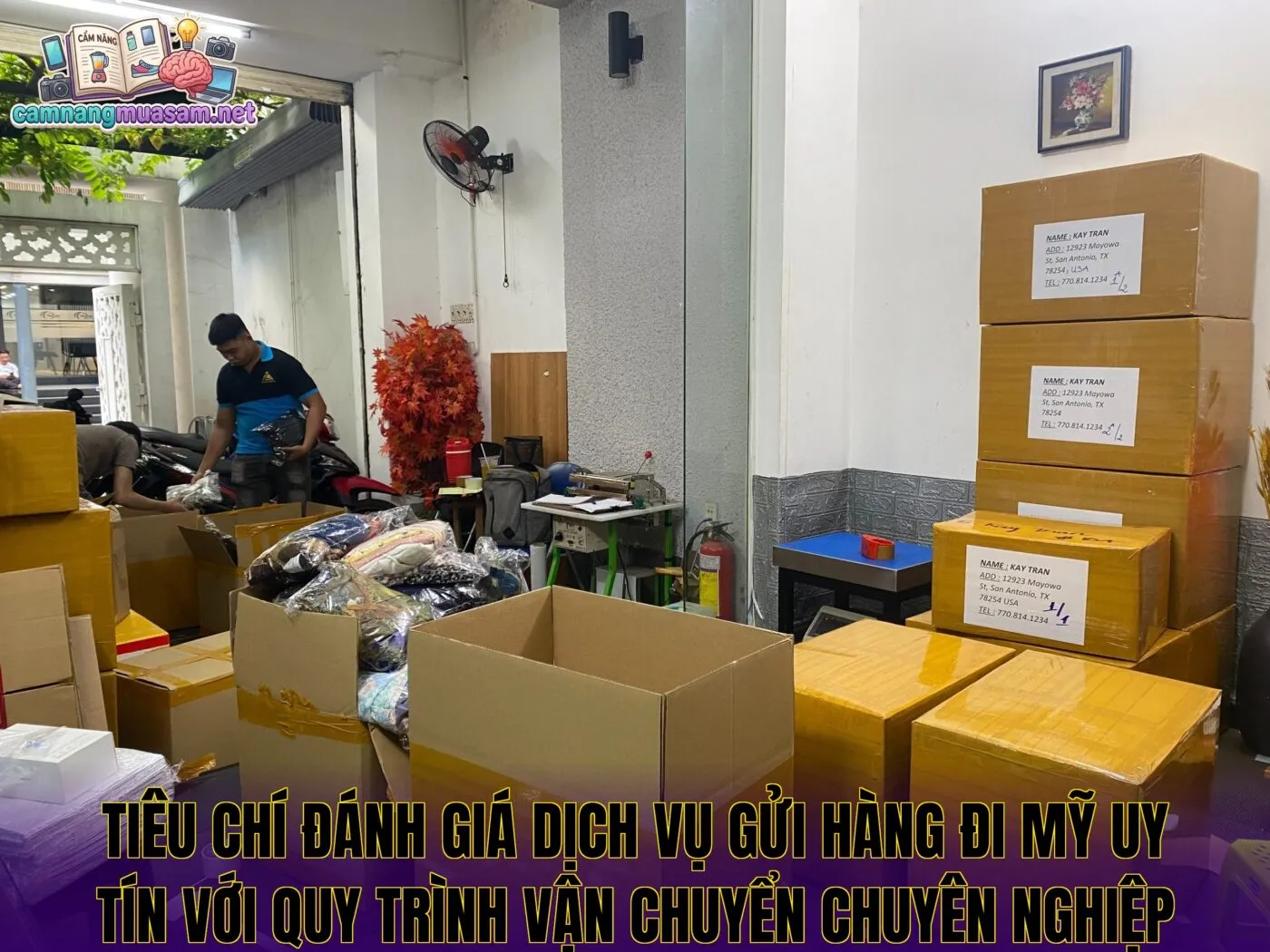 Tiêu chí đánh giá dịch vụ gửi hàng đi Mỹ uy tín với quy trình vận chuyển chuyên nghiệp