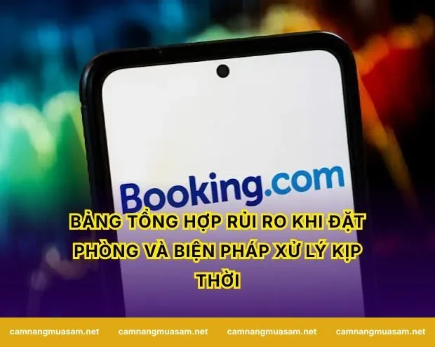 Bảng tổng hợp rủi ro khi đặt phòng và biện pháp xử lý kịp thời