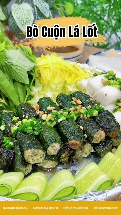 Cách Làm Bò Cuốn Lá Lốt Thơm Ngon Đúng Chuẩn
