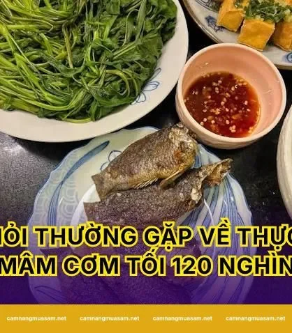 Câu hỏi thường gặp về thực đơn mâm cơm tối 120 nghìn
