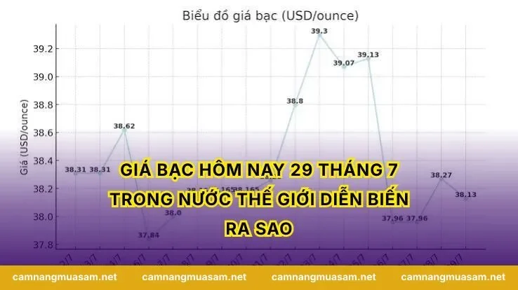 Giá Bạc Hôm Nay 29 Tháng 7 Trong Nước Thế Giới Diễn Biến Ra Sao