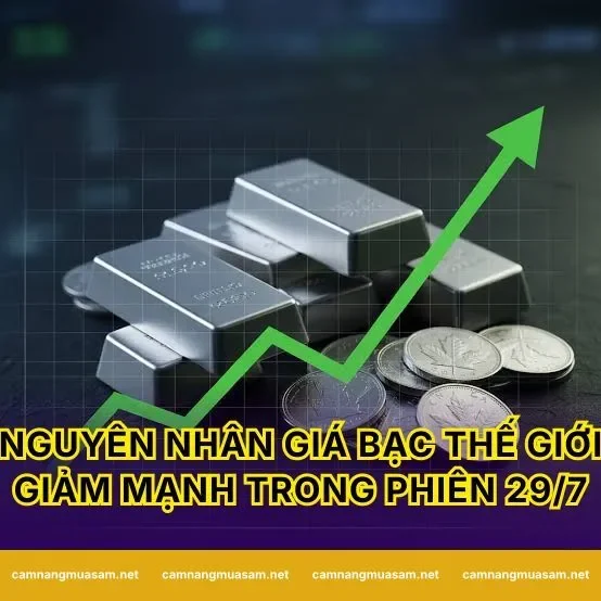 Nguyên Nhân Giá Bạc Thế Giới Giảm Mạnh Trong Phiên 29/7