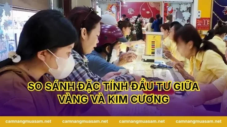 So sánh đặc tính đầu tư giữa Vàng và Kim Cương